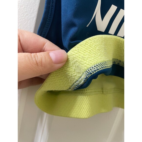 Nike Logo Dri-FIT Racerback Mid-Impact Medium Support XS Sports Bra CJ0796 - Picture 3 of 5